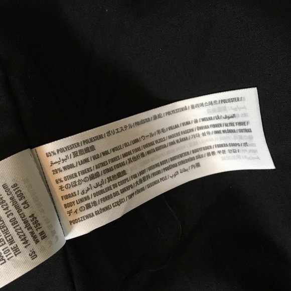 Abercrombie & Fitch Wool-Blend Dad Coat (LIKE NEW) - Picture 6 of 6